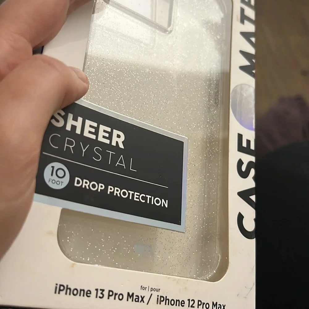 CLEAR-OUT New iPhone 13/12‎ Pro Max Sheer Crystal Casemate Case